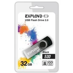 USB Flash накопитель 32Gb Exployd 530 Black