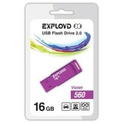 USB Flash накопитель 16Gb Exployd 560 Violet