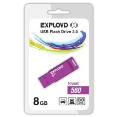 USB Flash накопитель 8Gb Exployd 560 Violet