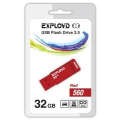 USB Flash накопитель 32Gb Exployd 560 Red