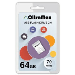 USB Flash накопитель 64Gb OltraMax 70 White