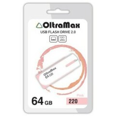 USB Flash накопитель 64Gb OltraMax 220 Pink