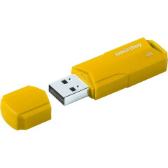 USB Flash накопитель 16Gb SmartBuy Clue Yellow (SB16GBCLU-Y)