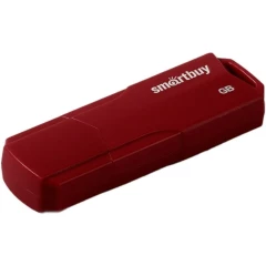 USB Flash накопитель 8Gb SmartBuy Clue Burgundy (SB8GBCLU-BG)