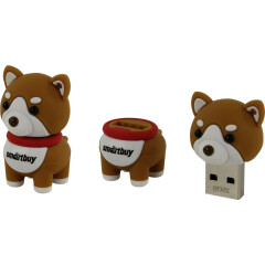 USB Flash накопитель 32Gb SmartBuy Wild Dog Akita (SB32GBAkitaW)