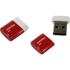 USB Flash накопитель 8Gb SmartBuy Lara Red (SB8GBLara-R)