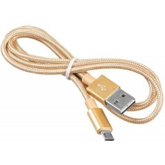 Кабель USB 2.0 A (M) - microUSB B (M), 1м Buro (BHP MICROUSB 1M BRAIDED)