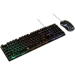 Клавиатура + мышь Nakatomi KMG-2305U Black