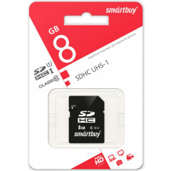 Карта памяти 8Gb SD SmartBuy (SB8GBSDHCCL10)