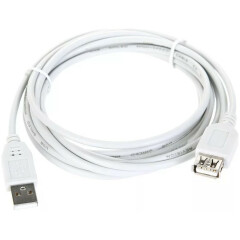 Кабель удлинительный USB 2.0 A (M) - A (F), 3м, Telecom TC6936-3M-GY