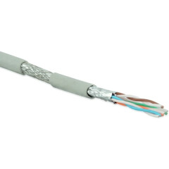 Бухта Hyperline SFTP4-C6A-S23-IN-LSZH-GY-500, 500м