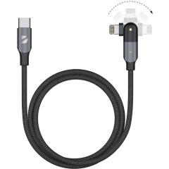 Кабель USB Type-C - Lightning, 1.2м, Deppa 72331