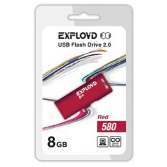 USB Flash накопитель 8Gb Exployd 580 Red