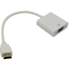 Переходник HDMI (M) - VGA (F), 0.2м, KS-IS KS-315