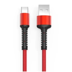 Кабель USB - USB Type-C, 1м, LDNIO LS63 Red