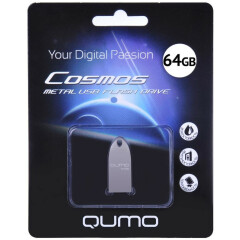 USB Flash накопитель 64Gb QUMO Cosmos Silver