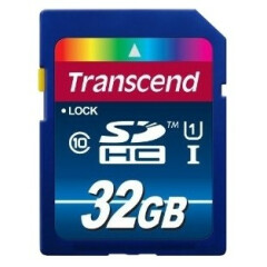 Карта памяти 32Gb SD Transcend (TS32GSDU1)