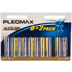 Батарейка Pleomax (AA, 10 шт)