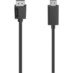 Кабель DisplayPort (M) - HDMI (M), 1.5м, HAMA H-200712