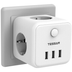 Сетевой разветвитель Tessan TS-301-DE White