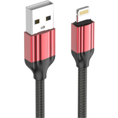Кабель USB - Lightning, 1м, LDNIO LS431 Red