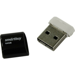 USB Flash накопитель 64Gb SmartBuy Lara Black (SB64GBLARA-K)