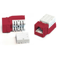 Вставка RJ-45 Hyperline KJNE-8P8C-C6-90-RD