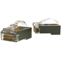 Коннектор RJ-45 Hyperline PLEZ-8P8C-UA-C6-SH-100