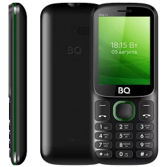 Телефон BQ 2440 Step L+ Black/Green