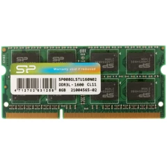 Оперативная память 8Gb DDR-III 1600MHz Silicon Power SO-DIMM (SP008GLSTU160N02)