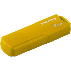 USB Flash накопитель 32Gb SmartBuy Clue Yellow (SB32GBCLU-Y)