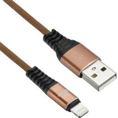 Кабель USB - Lightning, 0.15м, Digma LIGHT-0.15M-BR