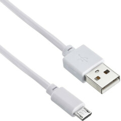 Кабель USB - microUSB, 0.15м, Digma MICROUSB-0.15M-WH