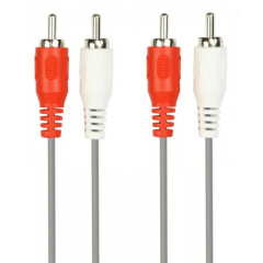 Кабель 2xRCA (M) - 2xRCA (M), 5м, SmartBuy KA-225-150