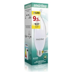 Светодиодная лампочка SmartBuy SBL-C37Can-9_5-30K-E27 (9.5 Вт, E27)