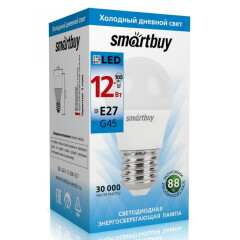 Светодиодная лампочка SmartBuy SBL-G45-12-60K-E27 (12 Вт, E27)