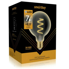 Светодиодная лампочка SmartBuy SBL-G95Art-7-30K-E27 (7 Вт, E27)