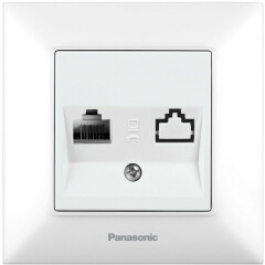 Розетка телефонная Panasonic WNTC04022WH-RU