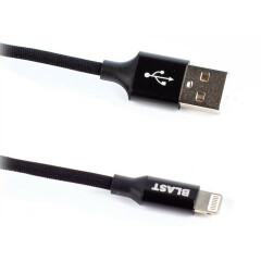 Кабель USB - Lightning, 1.2м, Blast BMC-214 Black