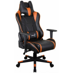 Игровое кресло AeroCool AC220 AIR-BO Black/Orange