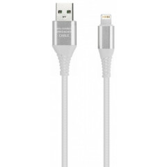 Кабель USB A (M) - Lightning, 1м, Smartbuy iK-512ERGbox White