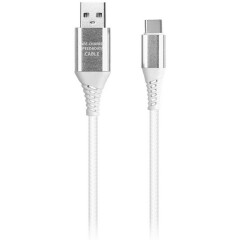 Кабель USB - USB Type-C, 1м, SmartBuy iK-3112ERGbox white