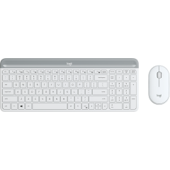 Клавиатура + мышь Logitech MK470 Slim Wireless Combo White (920-009207)