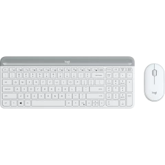 Клавиатура + мышь Logitech MK470 Slim Wireless Combo White (920-009207)