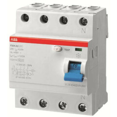 Выключатель дифференциального тока (УЗО) ABB F204 AC-40/0.1