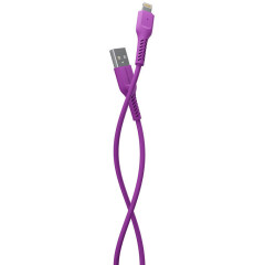 Кабель USB - Lightning, 1м, More Choice K16i Purple