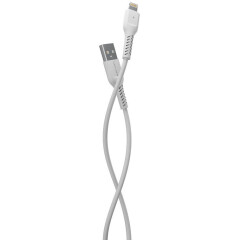 Кабель USB - Lightning, 1м, More Choice K16i White