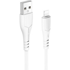 Кабель USB - Lightning, 1м, More Choice K22i White