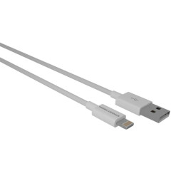 Кабель USB - Lightning, 1м, More Choice K24i White