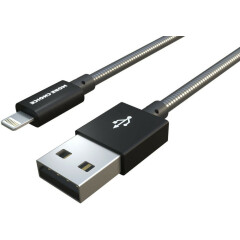 Кабель USB - Lightning, 1м, More Choice K31i Black